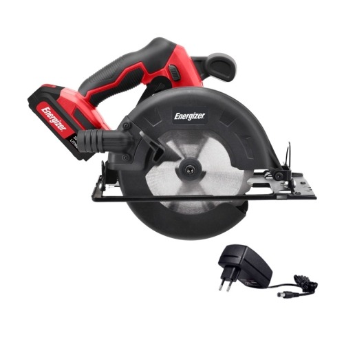 Pachet Fierăstrău Circular pe acumulator 3SA01PK Energizer, 20V, unghi taiere ajustabil