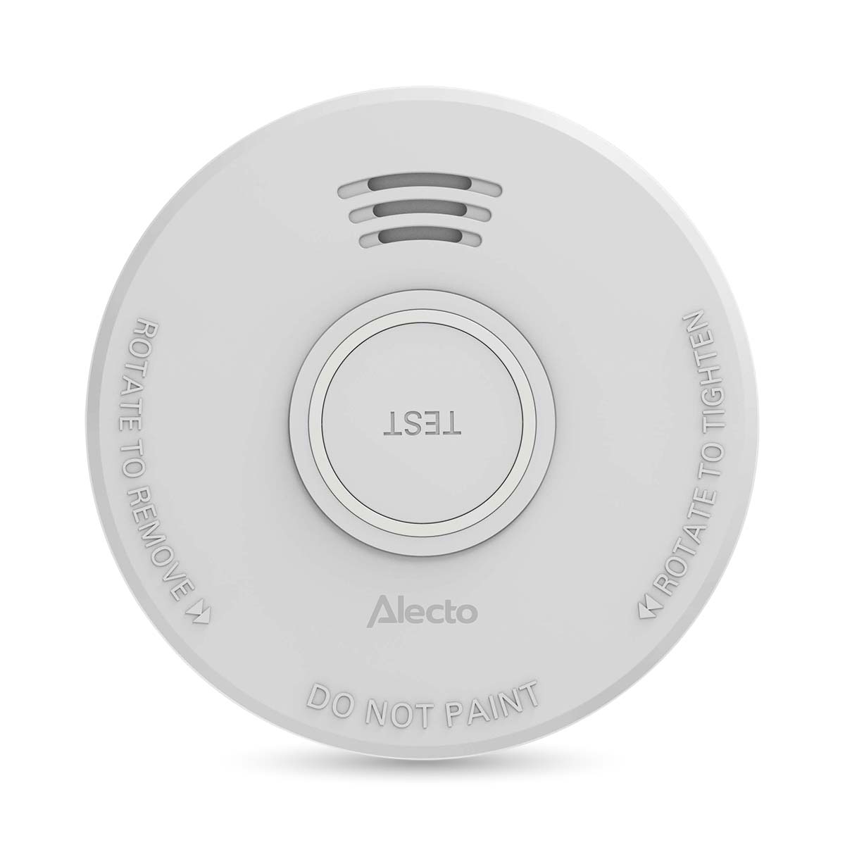 Detector de fum cu baterie de 5 ani, alb