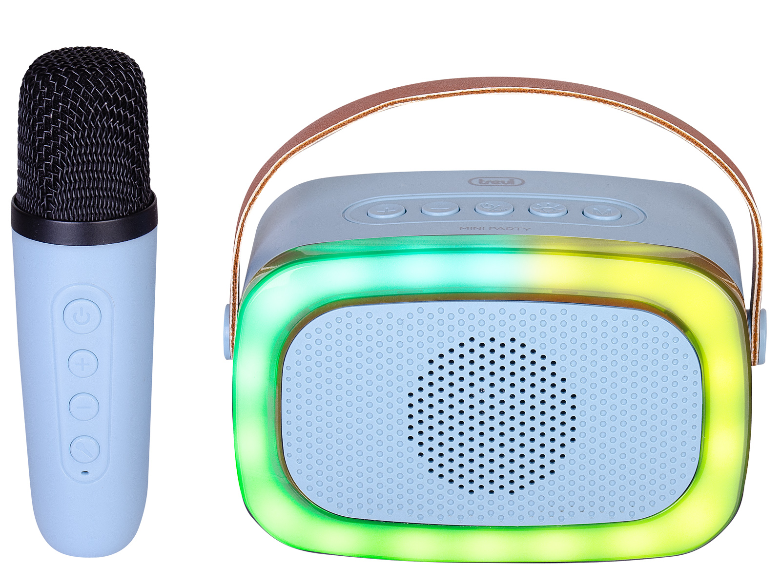 Boxa portabila Bluetooth Trevi XR8A01 Mini, 10W, microfon, albastru