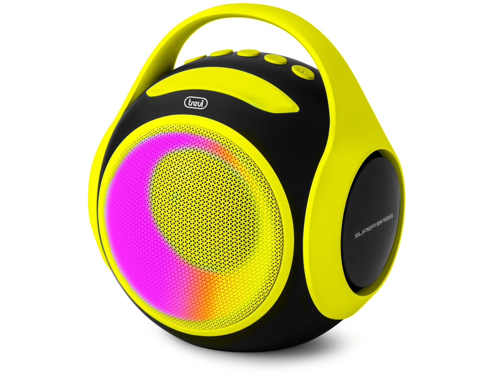 Boxă portabilă Bluetooth Trevi XR 8A 202, 20W, IPX5, TWS, galben