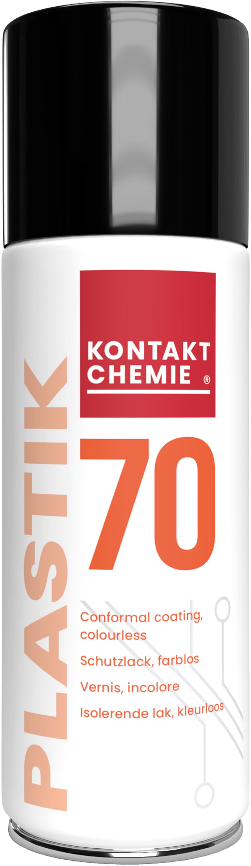Spray lac izolator pentru circuite imprimate, 400ml, Plastik 70 Kontakt Chemie