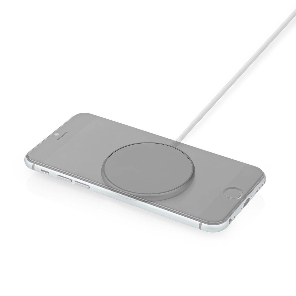Incarcator wireless magnetic Nedis, 15W, 2A, include cablu USB-C, aluminiu