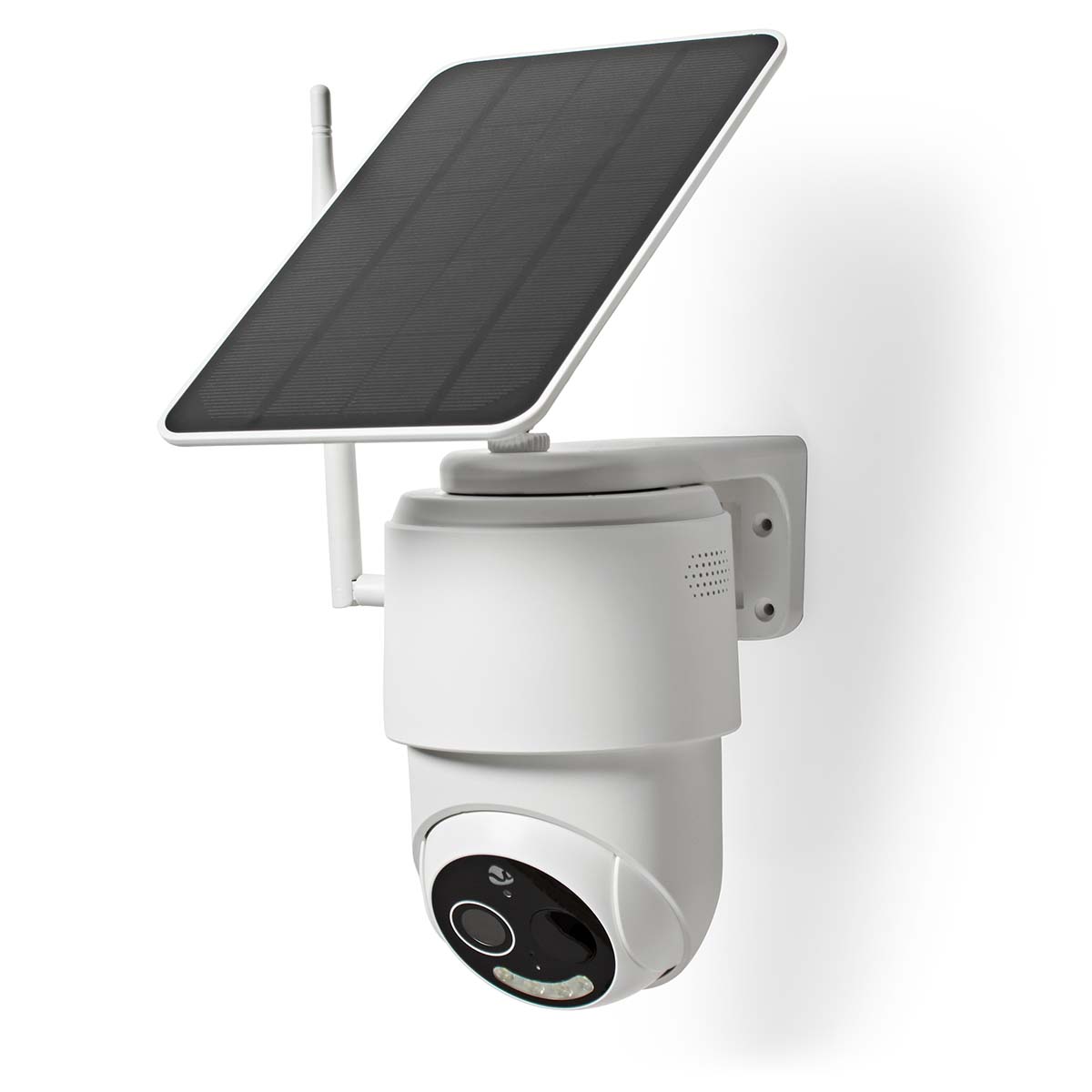 Cameră de supraveghere pentru exterior Nedis, Smart, WiFi, 1080p, IP65, panou solar, baterie 9000mAh